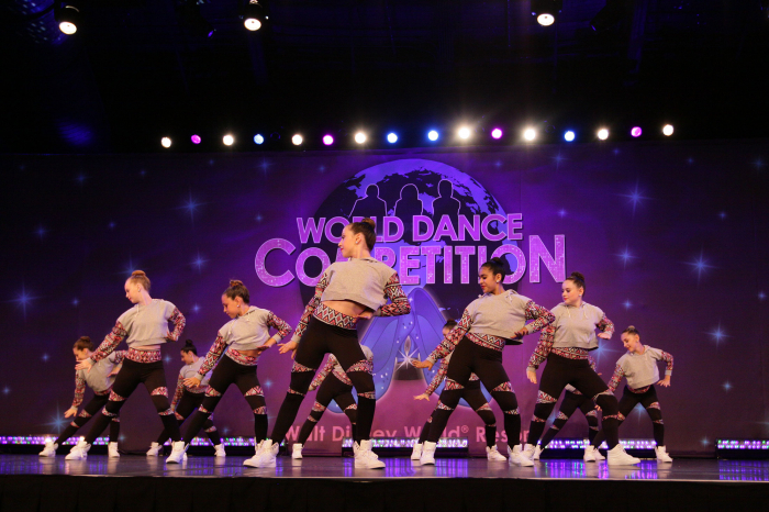 Dance Competition at Disney World inside of Epcot