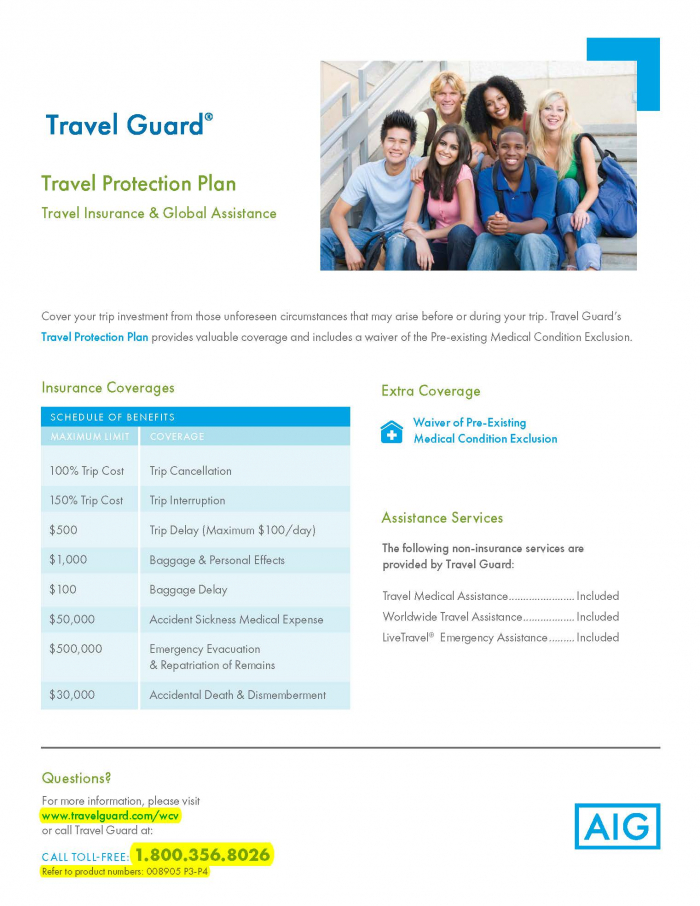 worldstrides travel insurance